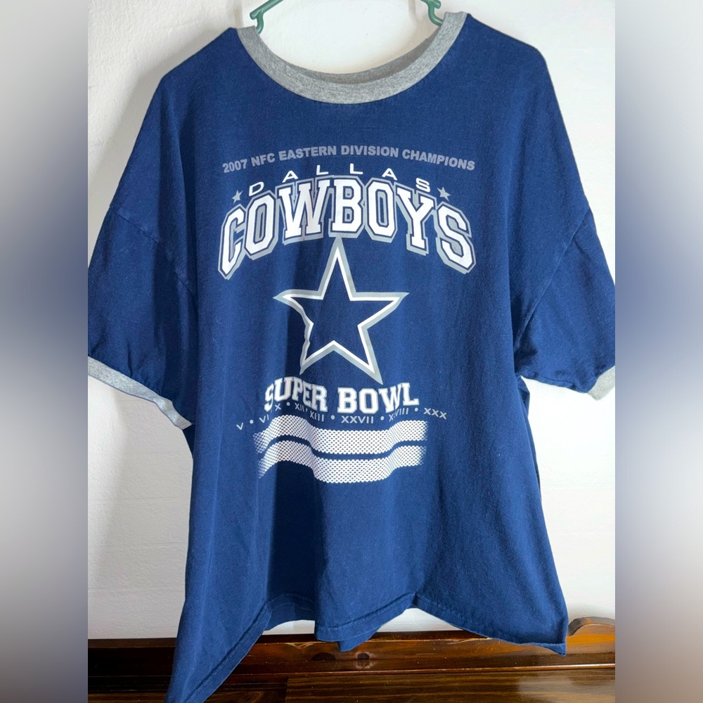 DALLAS COWBOYS, #9 TONY ROMO, BLUE SHIRT,ADULT XXL